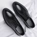 Men's Leather Shoes New Business Formal Casual Spring Autumn Breathable British Korean Style Pointed Toe Groom Knot Yang_vogvips.com