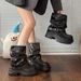 Height-Increasing Jeans Pile 2025 Short Western Slim Martin Thick Sole Summer Autumn New Boots For Women_vogvips.com