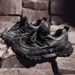 European Warm Series Dad 2025 New Style Top Layer Cowhide Big Shoes Men's Pointed Toe Low-Cut Rhino Martin Boots_vogvips.com