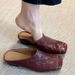 Sheepskin Version~ Closed-Toe Half Slippers For Women, New Style, Height-Increasing Genuine Leather Sandals, French_vogvips.com