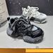 Smmer Men's Shoes Retro White Shoes Thick Soled Genuine Leather Personality Lace Up Fashionable Street Blasting Dad Shoes Trend_vogvips.com