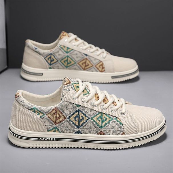 Canvas Men's Summer Breathable Thin Casual Low-top Board Men Sports Soft Soled Linen Fashion Shoes_vogvips.com