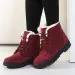 Womens ankle winter snow boots Botas strapless warm plush shoes womens Plus size 44 241022_vogvips.com