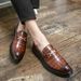 2025 New Cross-Border Loafers, Slip-On Large Size Business Men's Formal Leather Shoes_vogvips.com