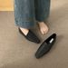 Women's Retro Square Toe Mid Heel Single Shoes Leather Slip-On Chunky Heel Mori Style Autumn New Fashion_vogvips.com