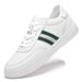 Lace-up Single Shoes Round Head Cowhide Men's Shoes Breathable Casual Board Shoes Men's Students Little White Shoes Men's Shoes_vogvips.com