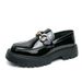 25 Loafers Business Formal Men's Horsebit Casual Trendy Youth Glossy Platform Height Increasing Leather Shoes_vogvips.com