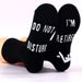 Cotton mid-tube socks monogrammed non-slip floor socks_vogvips.com