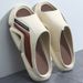 Thick Soled Summer, Trendy Sports, One Line Drag, Durable, Anti Slip, Internet Famous Slippers For Men's Outdoor_vogvips.com
