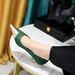 Women's Elegant Satin High Heels With Color Blocking & Low Chunky Heel - Stylish Pointed Toe Dress Shoes For Parties & Events_vogvips.com