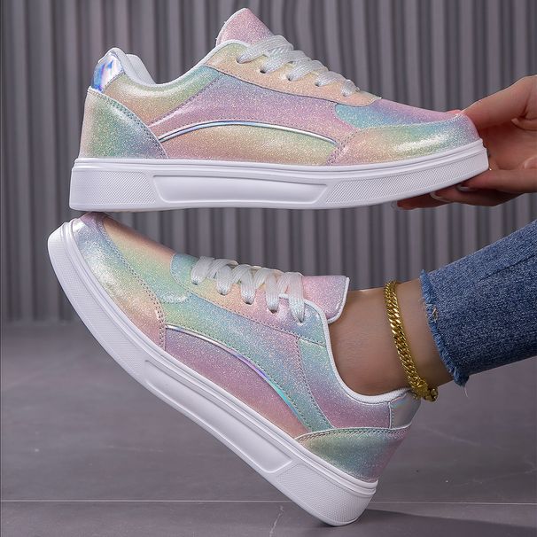 Baasploa Casual Leather Platform Sneakers For Women Classics Comfort Skateboarding Shoes Non-Slip_vogvips.com