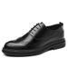 Euro Step Brogue Business Formal Casual Leather Autumn Men's Wedding Groom Shoes New Style_vogvips.com