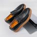 New Fashion Genuine Leather Retro Business Men's Casual Shoes Black Daily Office Loafers One-step Driving Party Dress Wedding Men's Shoes_vogvips.com