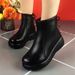 New Autumn-winter Thick And Warm Cotton Boots With Adjustable Laces And Padded Interior - Perfect For All Occasions - Women's Boots_vogvips.com