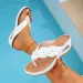 Sandals Women Slippers Slides Summer Wedges Waterproof Beach Sports Breathable Arch Support Luxury Shoes_vogvips.com