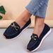 Autumn Fashion Single Shoes Versatile Flat Bottom Comfortable Loafers Casual Shoes For Women_vogvips.com
