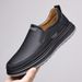 Business Me Leather Loafers Slip On Dress Breathable Casual Flats Non-Slip Soft Sole Office Walking Shoes Male_vogvips.com