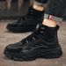 European Warm Series Men's Thick-Soled Height-Increasing Martin New Fashion Casual Non-Slip Work Boots Outdoor Sports Trendy Shoes_vogvips.com