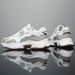 Men's Shoes Breathable Mesh Running Shoes - Lightweight Casual Sneakers For Summer, Fashionable Low-Top Lace-Up Design With Thick Sole_vogvips.com