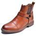 European Warm Series Ark Bird New Autumn Winter High-top Shoes Large Size Martin Work Short Men's Leather Boots_vogvips.com