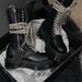 Thick-soled Martin Boots Women's British Style 2023 New Thin Small Height Increase Medium Tube Locomotive Boots Strap Short Boots Tide_vogvips.com