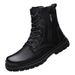 Men's Boots Fleece Thermal Martin Boots Men's High-top First-layer Medium-high-top First-layer Tooling Short Boots_vogvips.com
