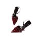 High Heeled Women's Shoes 2025 New Spring And Summer Hundred With One-piece Buckle With Pointed Hollow Fine Heeled Shoes Toe_vogvips.com