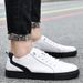 Men's Shoes Breathable Thin Sports First-layer Board Shoes Men's Trendy Casual Leather Shoes Soft Sole_vogvips.com