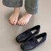 Single Shoes Women's Xiaoxiangfeng Flats Mary Jane Women's Shoes Square Head Ladyshoes Evening Evening Breeze Gentle Shoes_vogvips.com