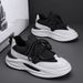 Summer Men's New Breathable Umbrella Cloth Men Korean Style Trendy Versatile Thick Sole Sneakers Casual Dad Shoes_vogvips.com
