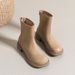 Stretch Slim 2025 Winter New Large-Toe Slimming Short Martin Boots Plus Size Women's Shoes_vogvips.com