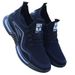 Summer New Men's Sporty Casual Breathable White Sneakers Flyknit Hollow out Synthetic Leather Lightweight Shoes_vogvips.com