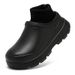 Plus Size Cotton Winter Water Nurse Chef Restaurant Work Sock Mouth Fleece-Lined Outdoor Warm Shoes_vogvips.com