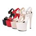 197-1 New 24 Summer Lacquered Leather 17cm Hate Sky High Waterproof Platform Sandals With Strap, T-Stage, Fashion Show_vogvips.com