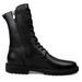 European Warm Series 2019 Winter New High-top Martin With Fleece Zipper Men's Leather Boots_vogvips.com