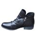 2025 Autumn And Winter New Round Toe Square Heel Double-sided Zipper Short Martin Boots For Women_vogvips.com
