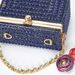 Women’s Shoes women's shoe and bag set square box clutch bag pointed hollow design red sole_vogvips.com