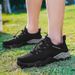 New Breathable Hollowed Out Mesh Sports Shoes, Lightweight And Non Slip Outdoor Casual Hiking Shoes For Men's Foot_vogvips.com