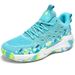 Men's shoes flying woven basketball shoes High top sneakers Hipster cloth camouflage youth student training shoes_vogvips.com