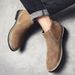 New Leather Spring Men's Shoes High-top Men's Heightening Tooling Martin Boots_vogvips.com