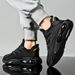 Men's Air Cushion Sneakers – Breathable All-Black Casual Shoes (Lightweight & Versatile)_vogvips.com