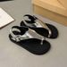 Women's Thick-soled Slip-on Flip-flop Sandals, Summer 2026 New Model, Perfect Pairing With Skirts, Comfortable For The_vogvips.com