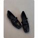 First Encounter Soft-Soled Ballet Shoes For Women, Perfect With Skirts, Beautiful Vintage Thick-Soled Mary Jane Shoes,_vogvips.com