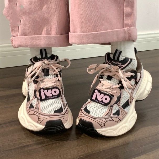 Original Dad Shoes Women's Mesh Breathable Niche Women's Shoes Lightweight Casual Sports Shoes Women_vogvips.com