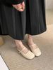 Baotou Half Slippers For Women, Outdoor Wear, 2025 New Korean Style, Gentle Fairy Soft Flat Casual Slip-On Mules_vogvips.com
