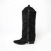 Cow Suede Pointed Toe Chunky Heel Slimming Boot Brown Riding Over-the-Knee High Long Western Cowboy Boots_vogvips.com