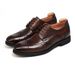 British Perforated Top Layer Cowhide Men's Business Dress Leather Blok Carved Oxford Shoes_vogvips.com