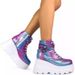Women Ankle Boots Autumn Winter Short Boots Plus Size Martin Boots With Platform Sole Colorful Punk Gothic Style Thick Soled Ankle Boots Fashionable_vogvips.com