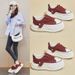 2025 Spring New White Sneakers Korean Style Ins Female Student Thick Sole Height Increasing Sports Casual Street_vogvips.com