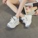 Thick-soled Casual Shoes Petite Women, 2026 Spring New Popular Style, Casual, Fashionable, Versatile, Height-increasing_vogvips.com